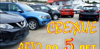 Авто не старше 5 лет, цены на Август 2020.